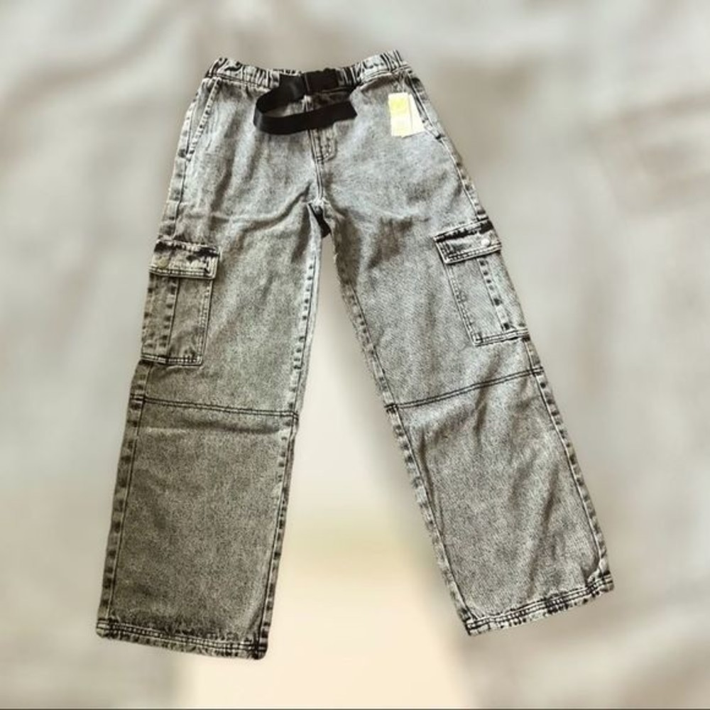 BP. BE PROUD Gender Inclusive Denim Cargo Pants Sizes S, XS